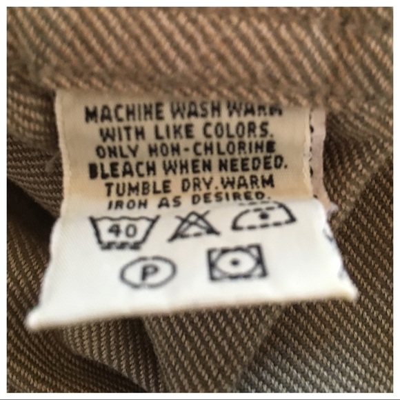 Eddie Bauer Khaki Button Down Long Sleeve Shirt - Picture 4 of 4